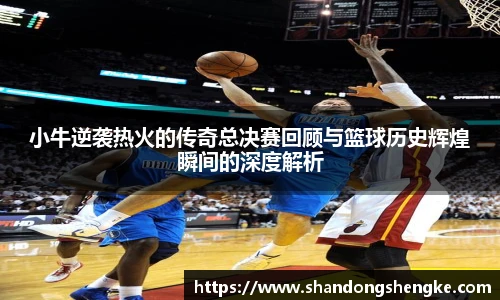多宝官方网站小牛逆袭热火的传奇总决赛回顾与篮球历史辉煌瞬间的深度解析